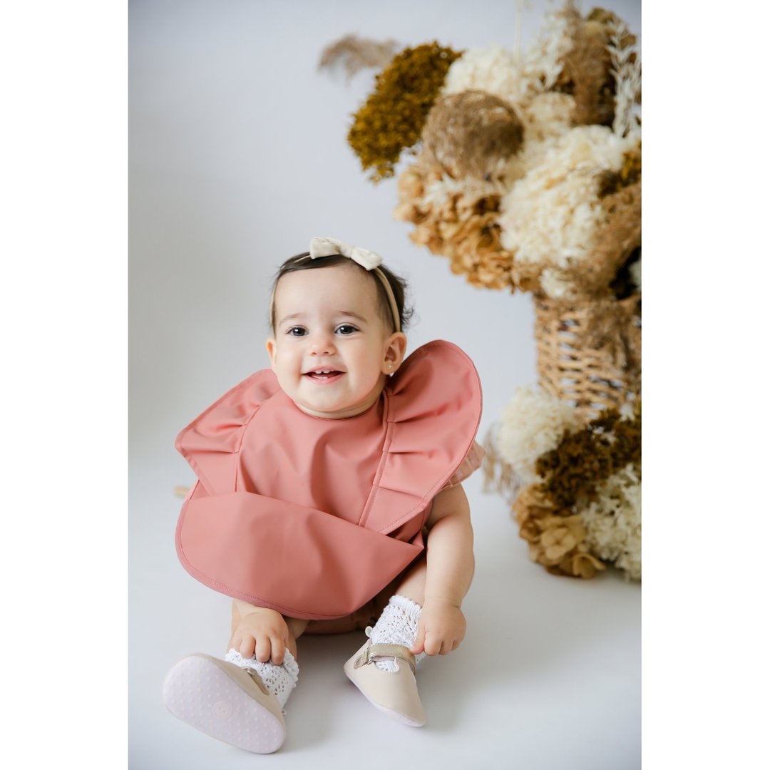 Snuggle Hunny Kids - Waterproof Bib (Terracotta)