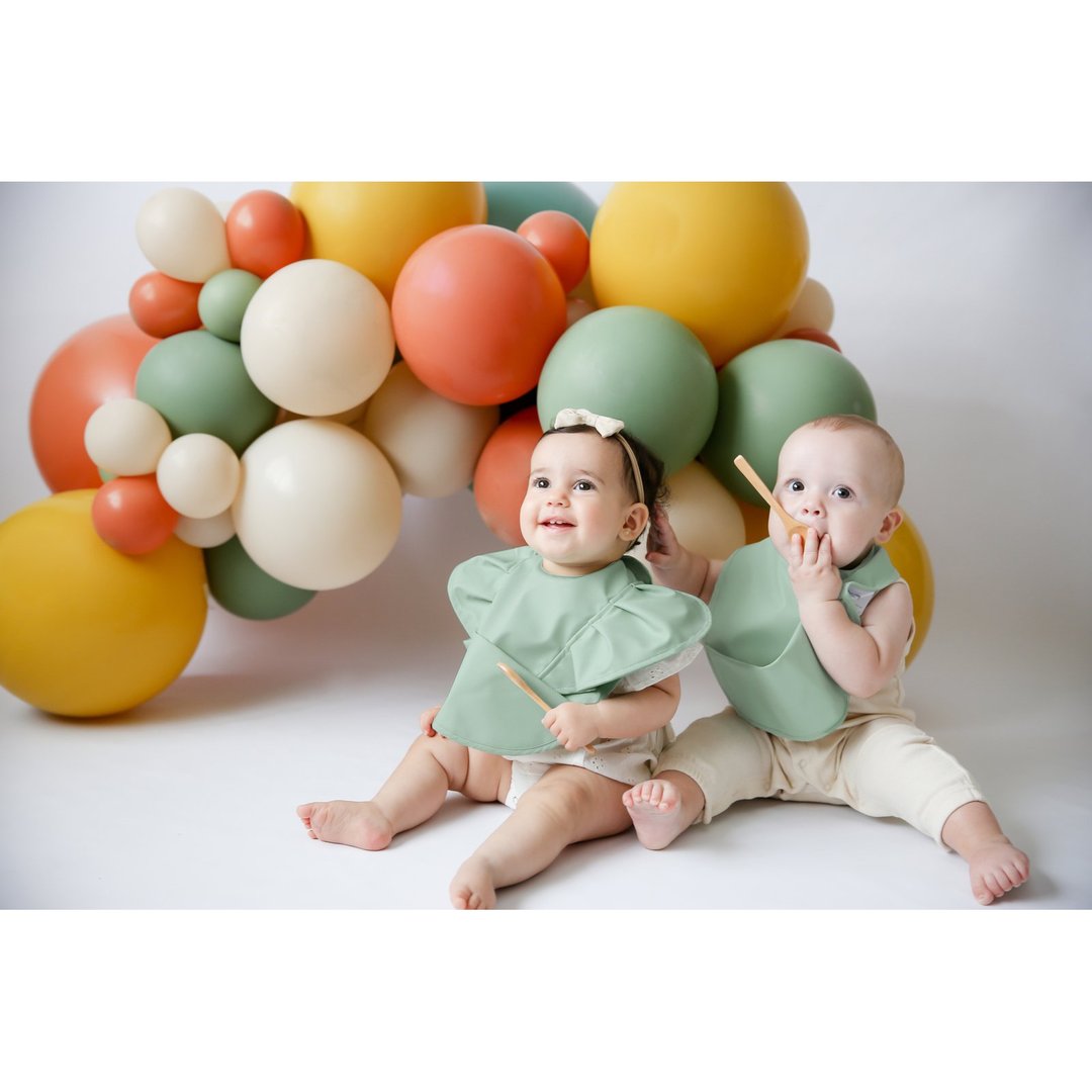 Snuggle Hunny Kids - Waterproof Bib (Sage Frill)