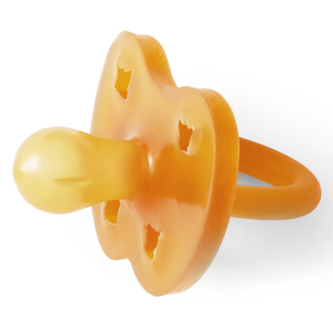 HEVEA ROUND PACIFIER 3 - 36 MONTHS (CROWN)