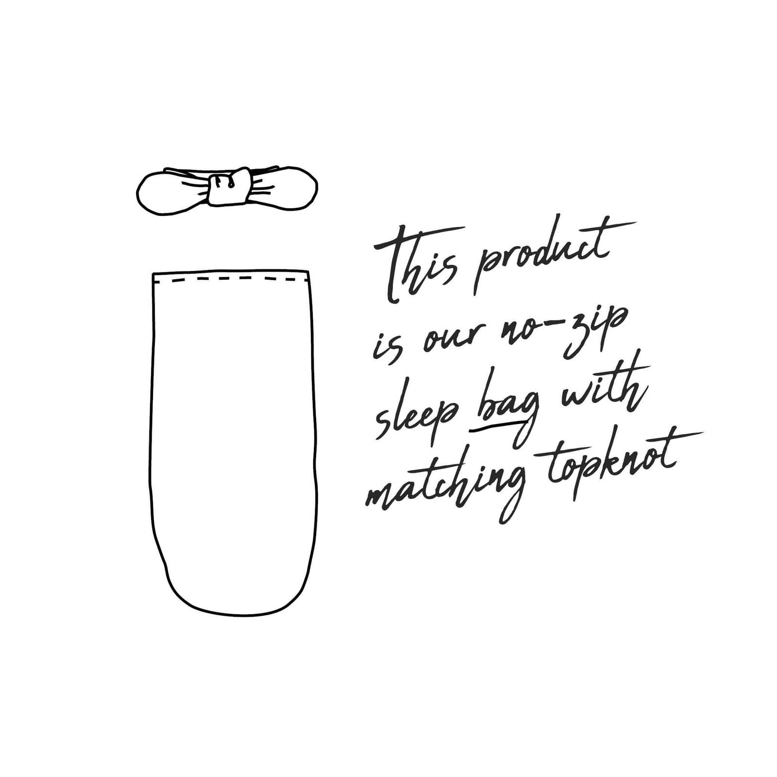 SNUGGLE HUNNY KIDS - SWADDLE & TOPKNOT SET (DAISY)