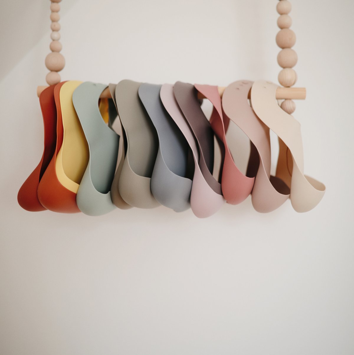 Mushie - Silicone Baby Bib (Cambridge Blue)