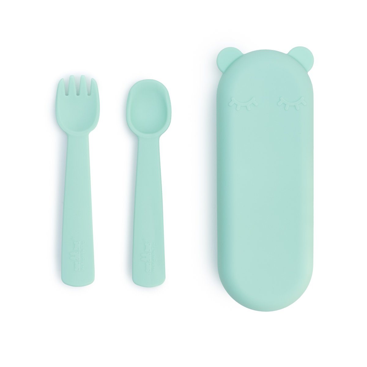 WE MIGHT BE TINY - FEEDIE FORK & SPOON SET - VARIOUS COLOURS