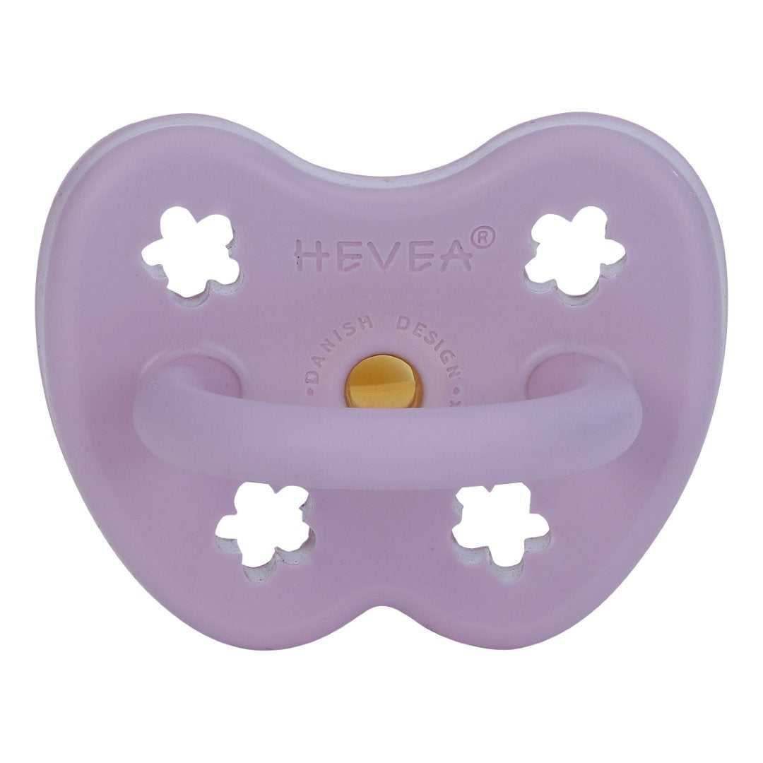 HEVEA ORTHODONTIC PACIFIER 3 - 36 MONTHS (LAVENDER)