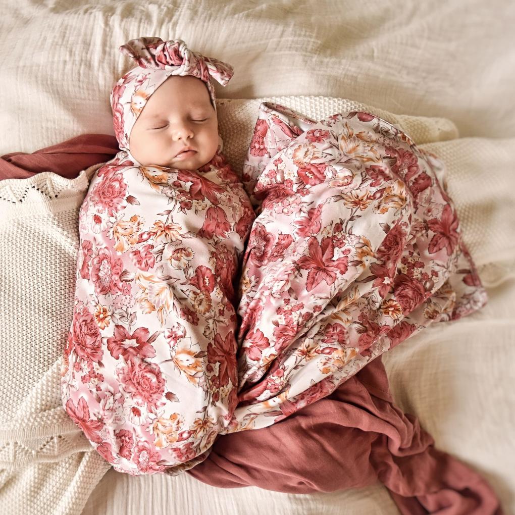 LULU & MILLY - DARLING COLLECTION - FLORENCE BABY WRAP (ORGANIC)