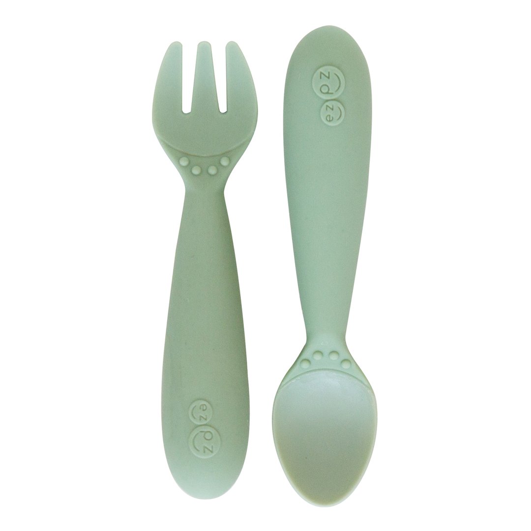 EZPZ - Mini Utensils (Sage)