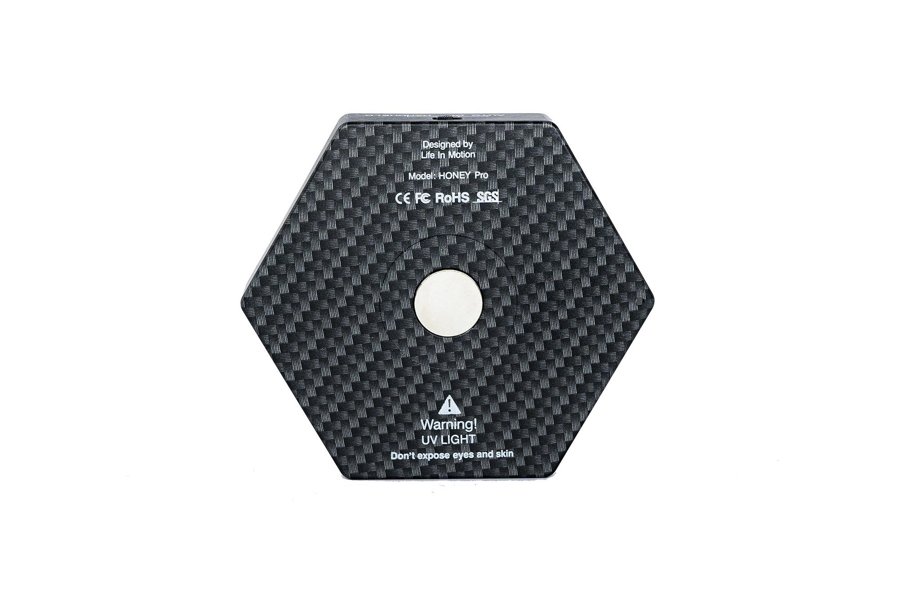 LIFE IN MOTION - HONEY PRO HANDHELD UV-C LED LIGHT SANITISER + SMART LED LIGHTING (CARBON FIBRE) - PREORDER