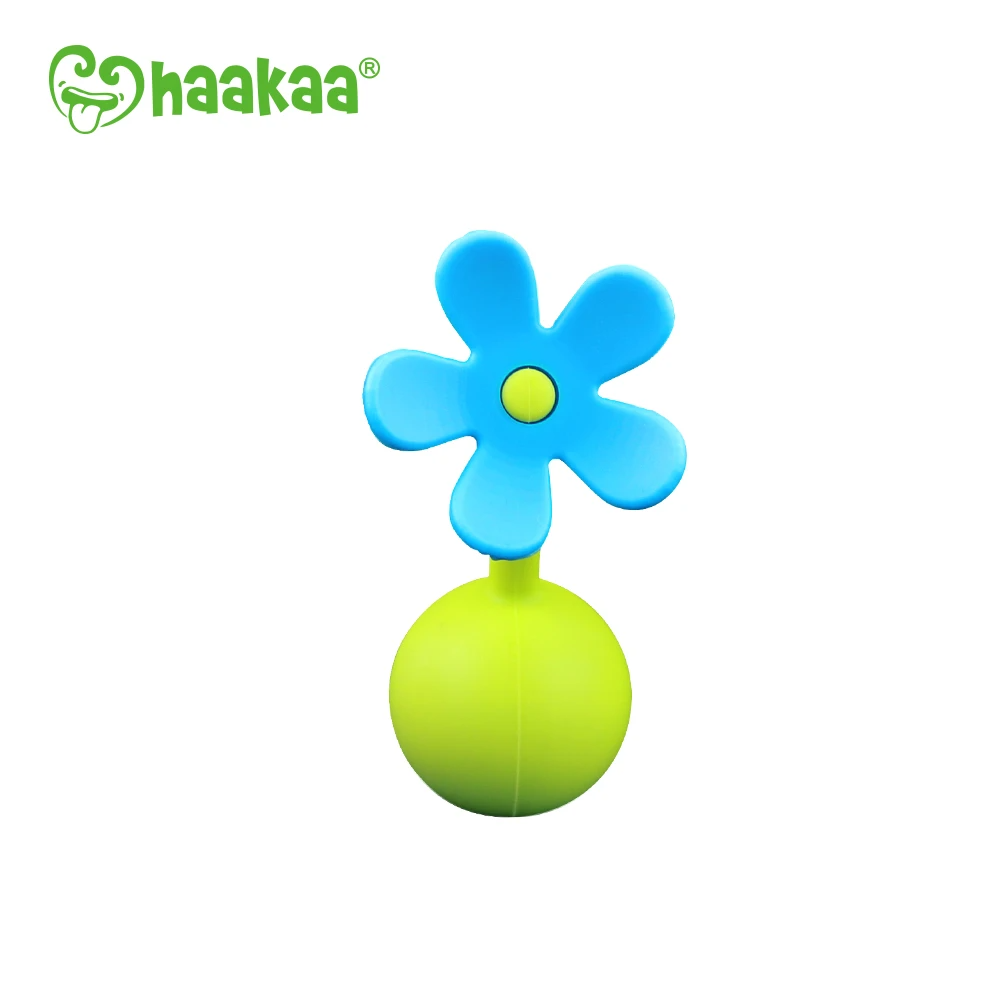 HAAKAA - SILICONE BREAST PUMP FLOWER - BLUE