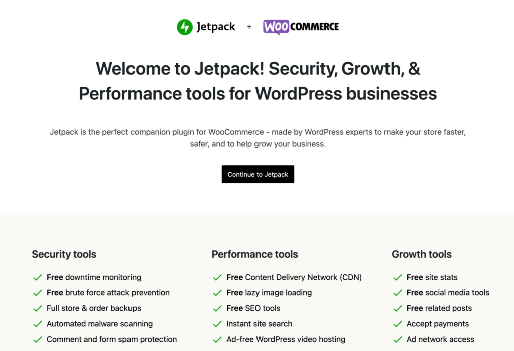 Create jetpack account