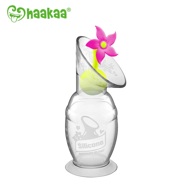 HAAKAA - SILICONE BREAST PUMP FLOWER - PINK