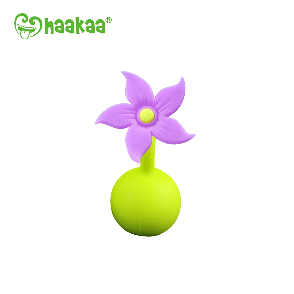 HAAKAA - SILICONE BREAST PUMP FLOWER - PURPLE